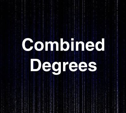 Combined Degrees on a dark digital background.